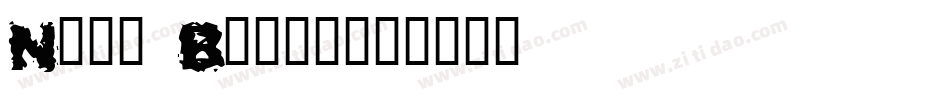 Nose Bleed字体转换